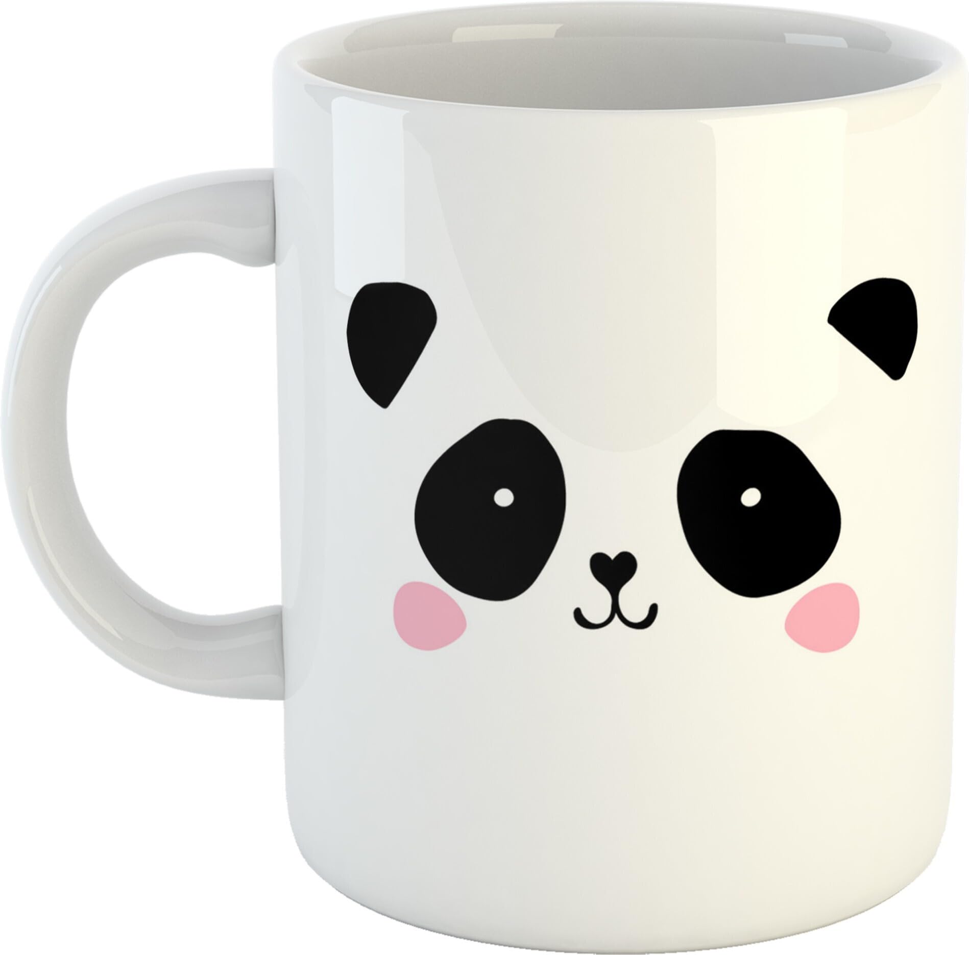 Adorable Baby Panda Printed Ceramic Coffee Mug - 325ml Funny Tea Cup Gift for Kids & Siblings - Perfect for Birthday, Christmas & Daily Use at Home or Office