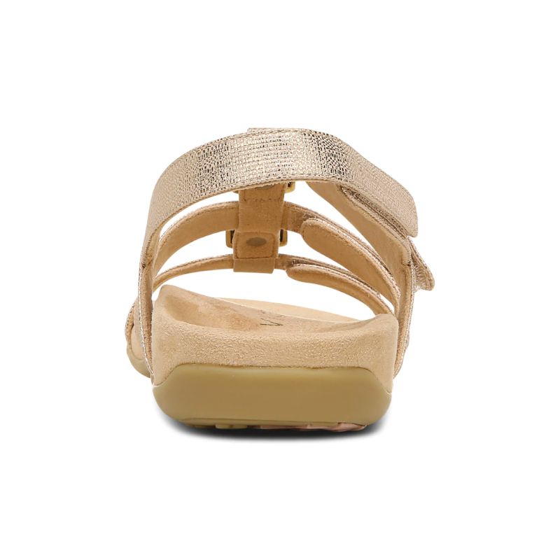 Women's Amber Sling Sandals - Comfortable Strappy Summer Slide Sandals for Beach, Pool & Casual Outings