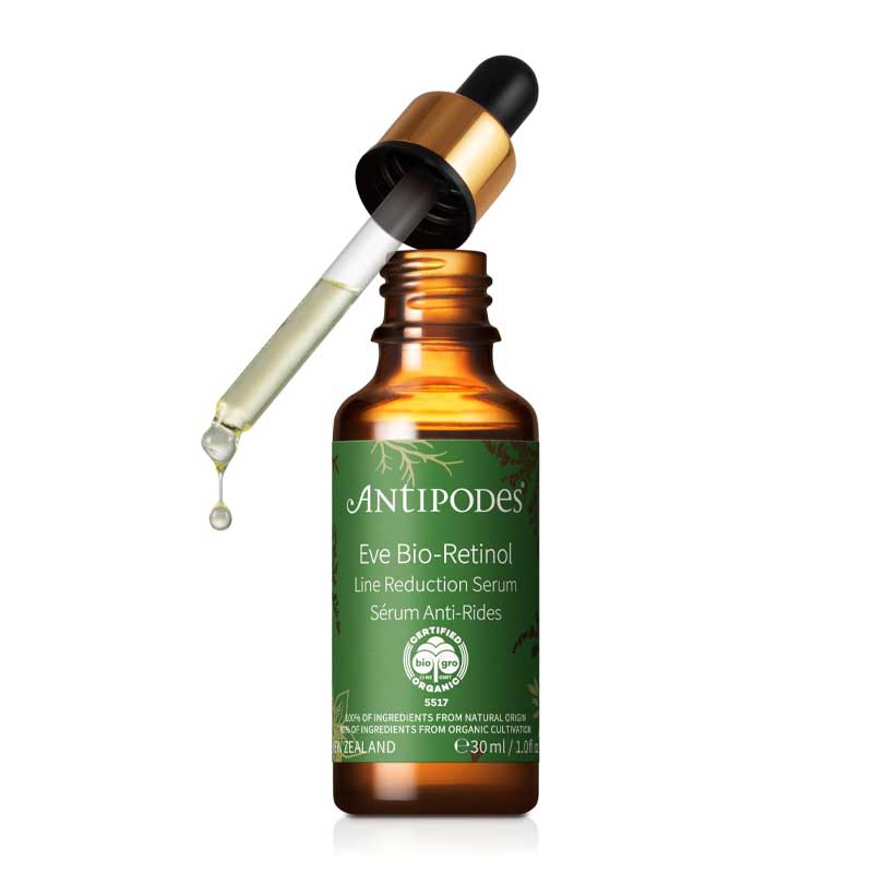 Antipodes Eve Bio Retinol Serum for Wrinkles & Fine Lines | Anti-Aging Face Treatment | Perfect for Night Skincare Routine & Daily Moisturizing