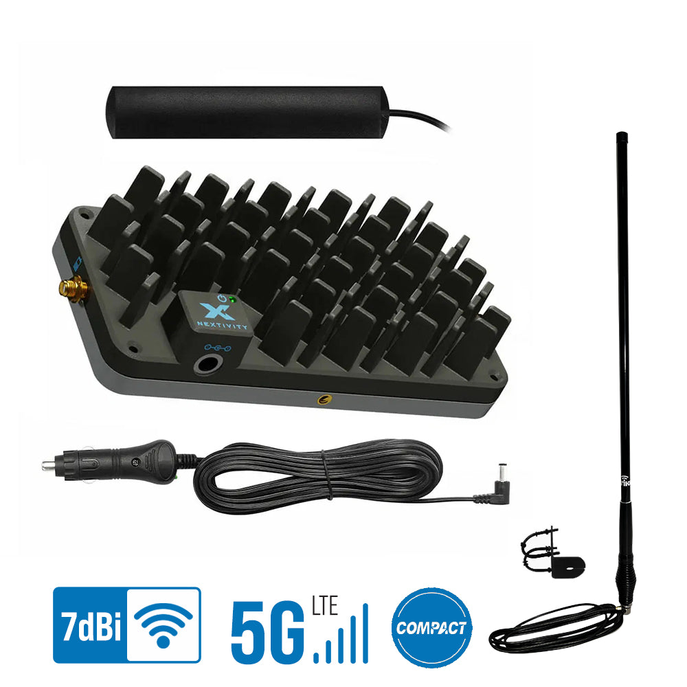 Cel Fi ROAM R41 Mobile Signal Booster Kit with Strike B3 Compact Antenna Bundle - Enhance 4G LTE & 3G Coverage for Home, Office, RV & Remote Areas