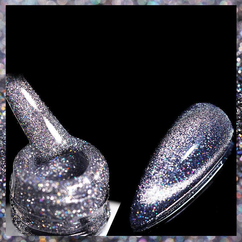 Born Pretty Reflective Glitter Cat Eye Magnetic Gel Polish - Long Lasting Nail Art for Parties & Special Occasions (Series FGC)