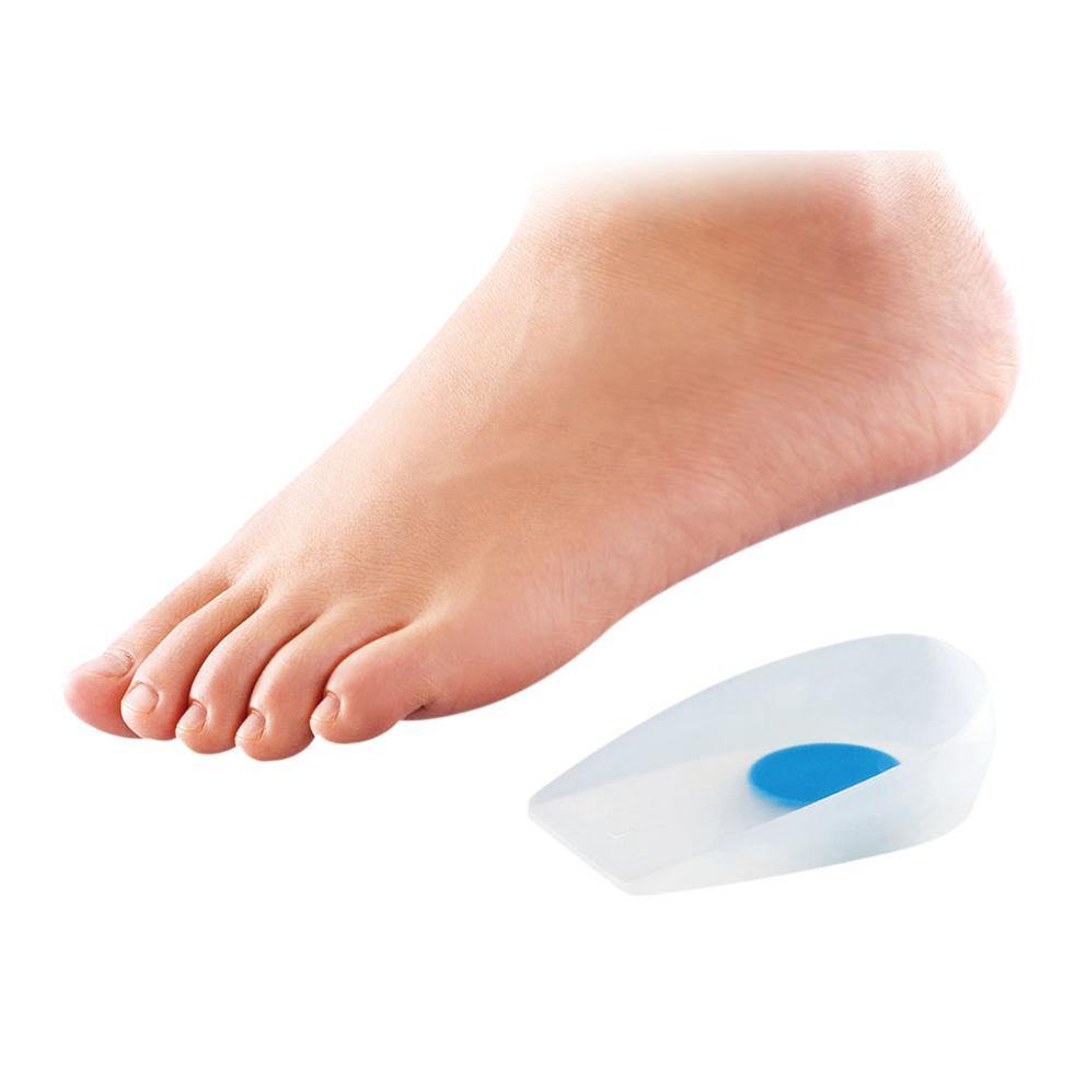 Premium Silicone Heel Cups for Pain Relief - Soft Cushioning Inserts for Plantar Fasciitis, Heel Spurs & Foot Comfort - Ideal for Running, Walking & Everyday Wear