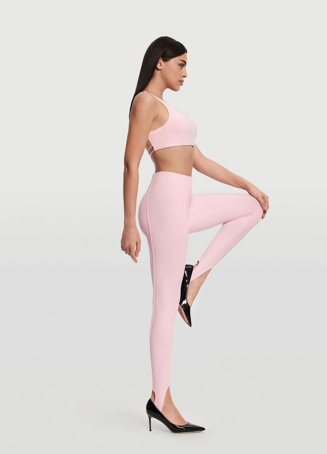High Rise Stirrup Leggings for Women - Tummy Control Yoga Pants with Stirrups - Comfortable Workout Leggings for Yoga, Pilates & Everyday Wear