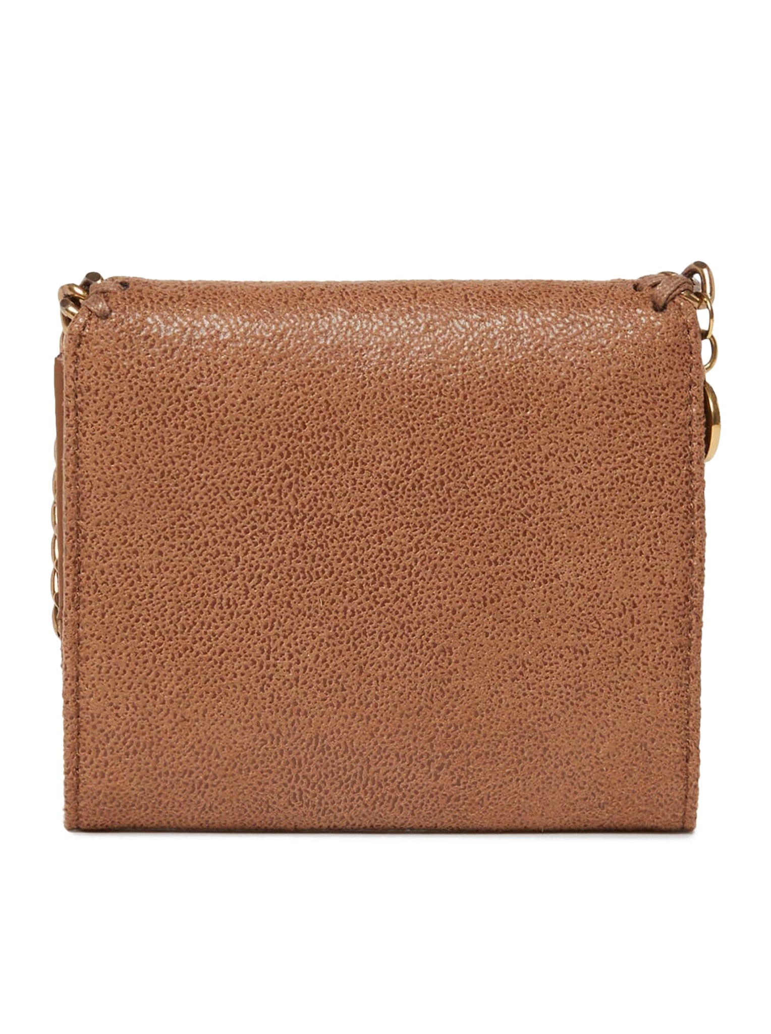 Falabella Small Flap Wallet for Women - Genuine Leather Crossbody Bag with Chain Strap - Perfect for Everyday Use, Travel & Night Out