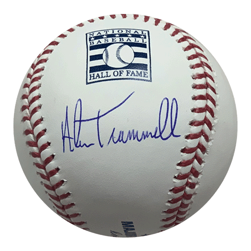 Alan Trammell Autographed Rawlings Official MLB Hall of Fame Baseball with JSA Certificate - Perfect for Detroit Tigers Fans & Baseball Memorabilia Collectors