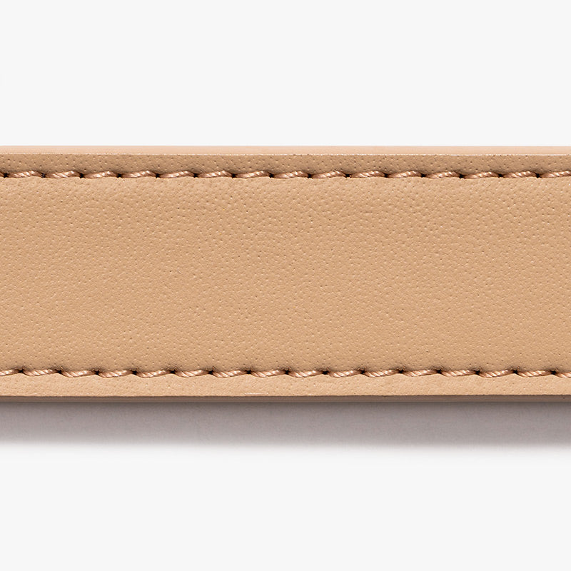 Slim Beige Belt for Women - Adjustable Waist Strap for Jeans, Dresses & Office Wear | Fashion Accessory for Everyday Outfits