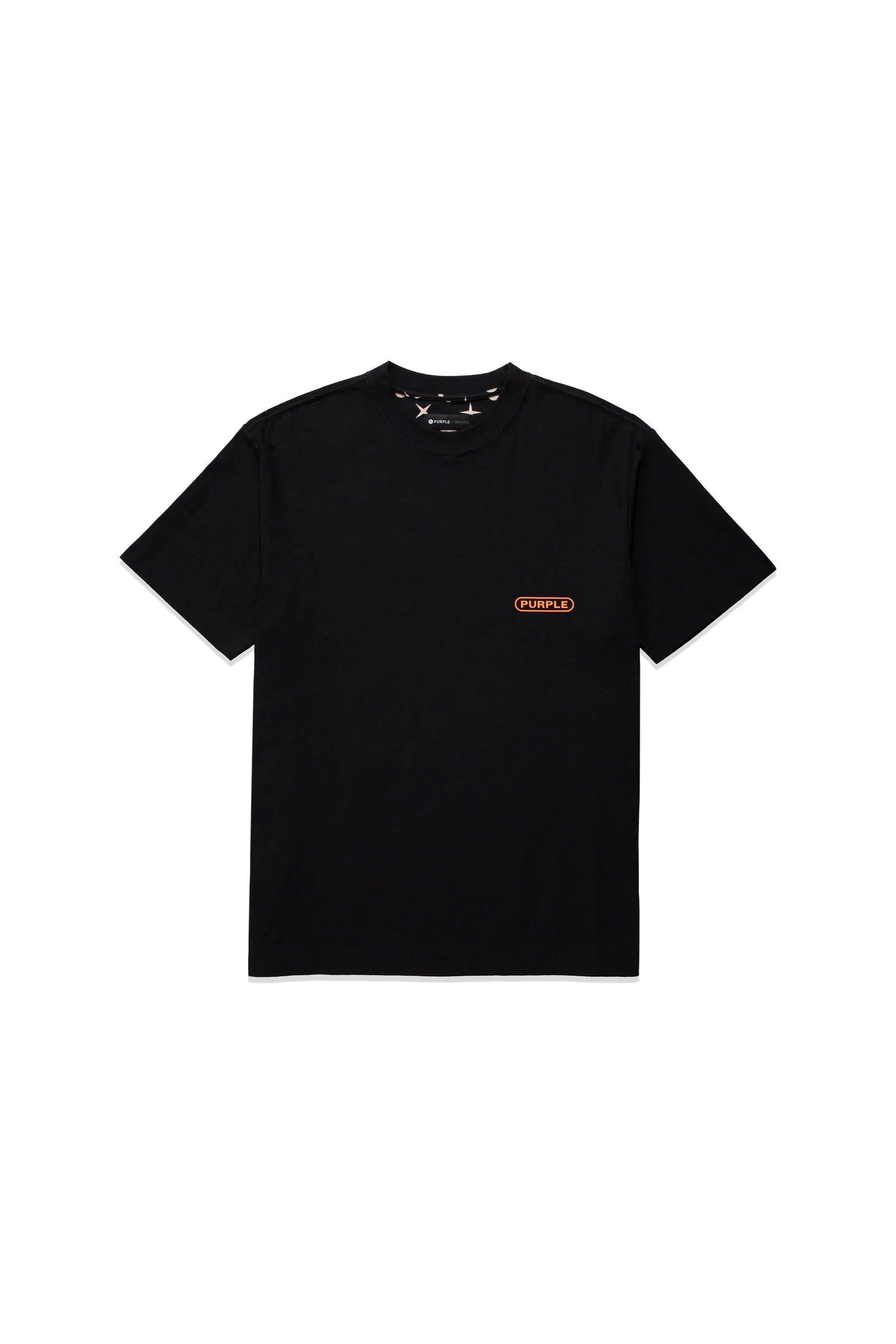 PURPLE BRAND P104 Badge Regular Fit T-Shirt for Men - Comfortable Cotton Crew Neck Tee for Casual Wear, Street Style & Everyday Outfits