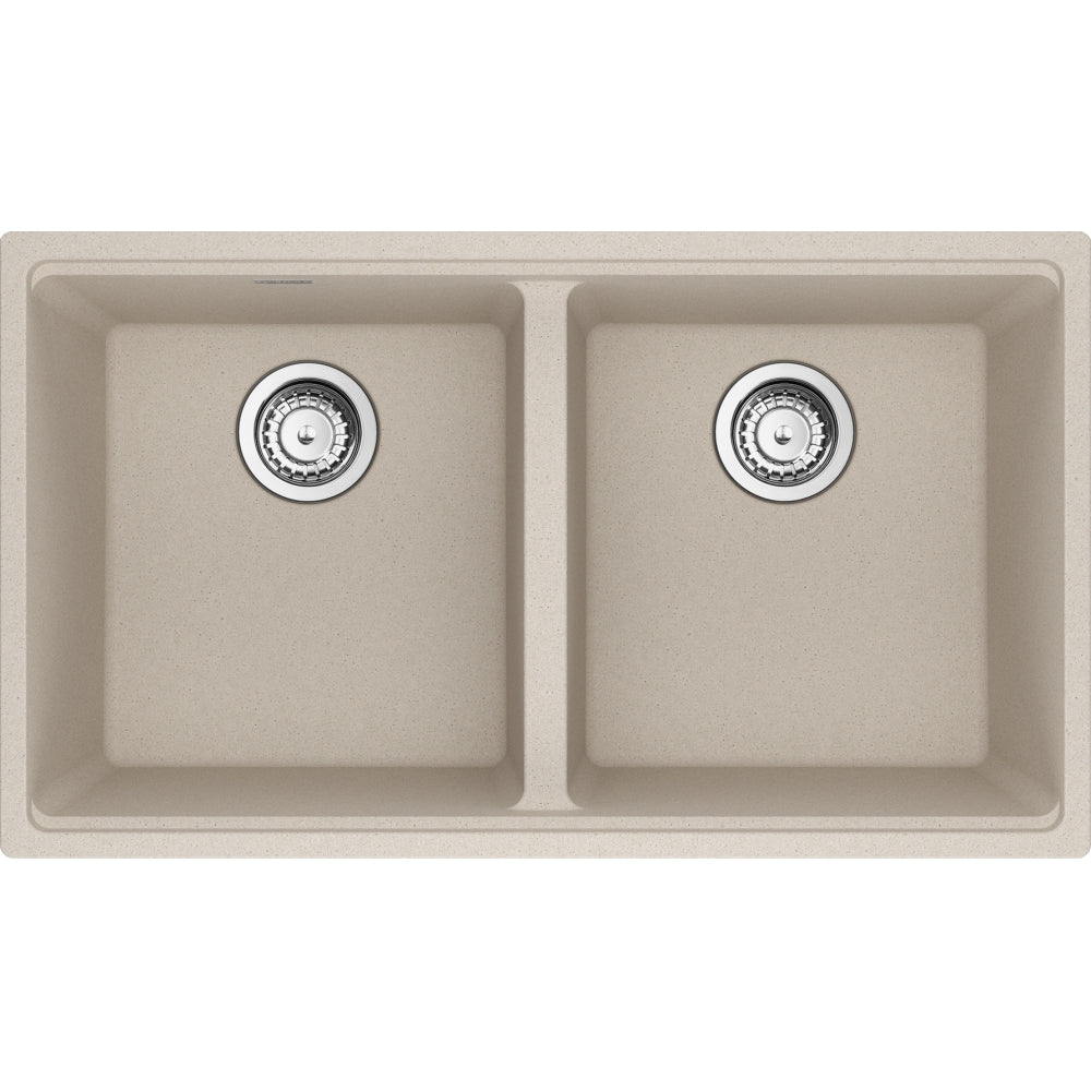 FRANKE Maris Undermount Granite Double Bowl Kitchen Sink 17 13/16