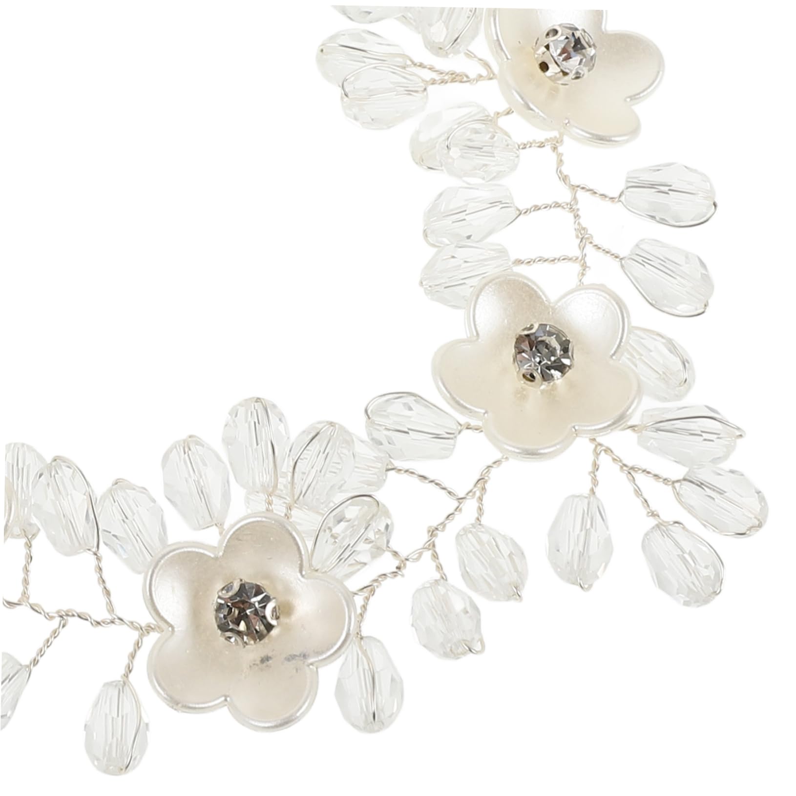 FRCOLOR Crystal Pearl Bridal Headband for Women - Elegant Wedding Hair Accessories for Bride, Bridesmaid & Girls - Perfect for Weddings, Prom & Special Occasions