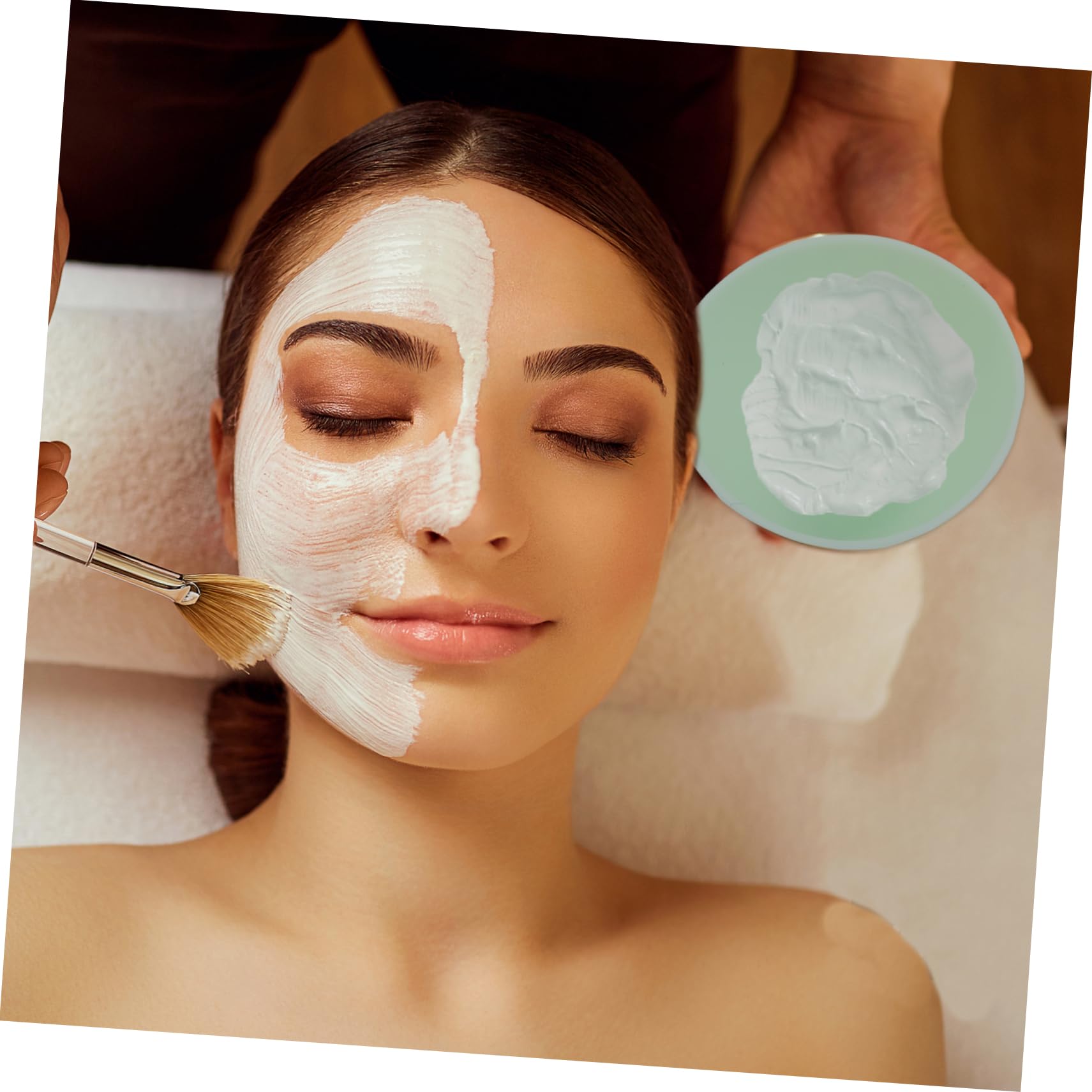 5pcs Silicone Mask Mixing Bowls for DIY Facial Clay Masks - Reusable Beauty Tools for Home Spa & Skincare - Perfect for Mixing Face Masks, Creams & Serums