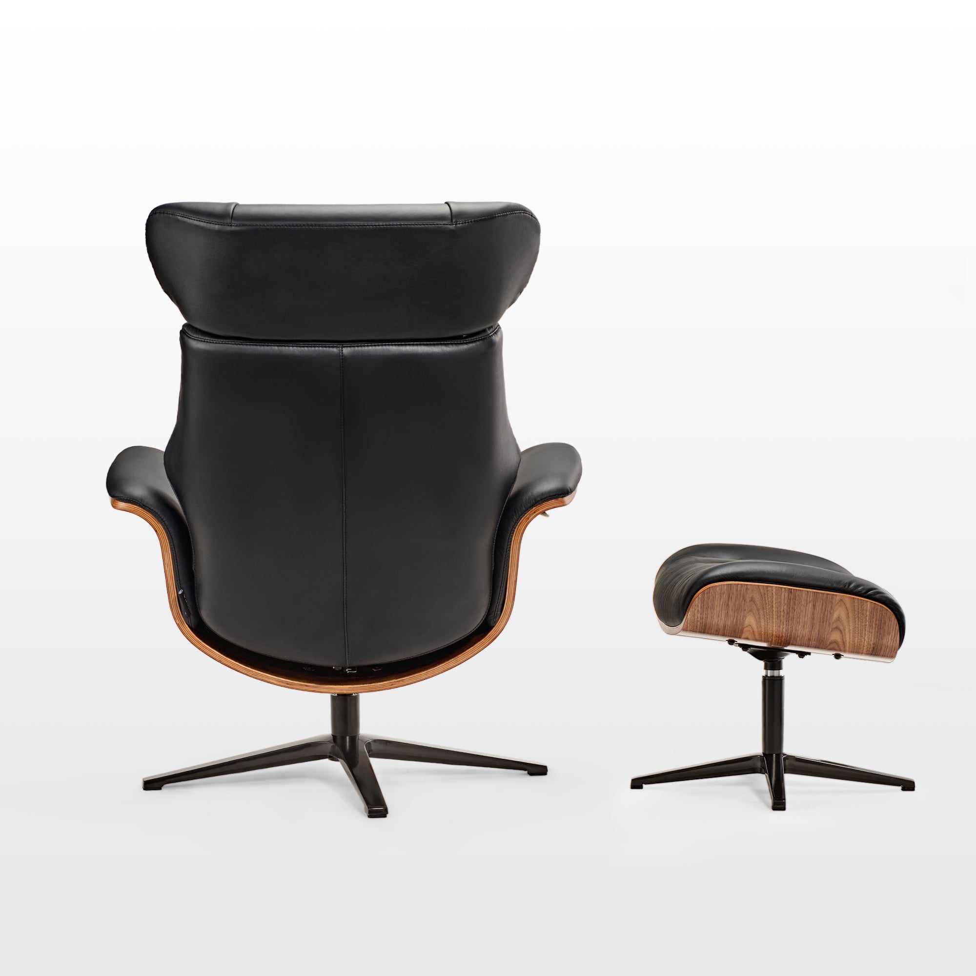 Modern Matteo Lounge Chair with Ottoman Set - Comfortable Accent Chair for Living Room, Bedroom, or Office - Perfect for Relaxing and Reading