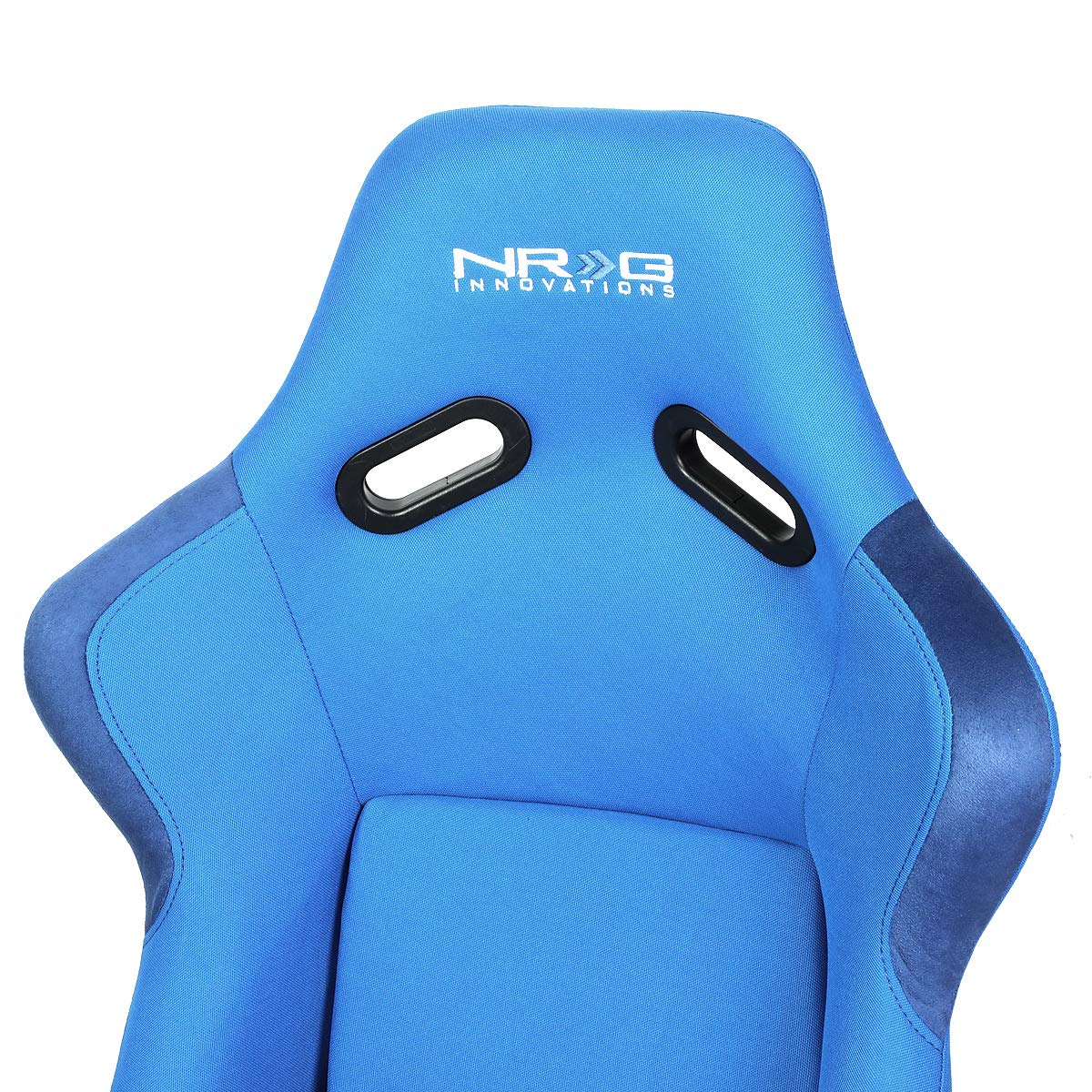 NRG Innovations NRG-FRP-300BL Fiberglass Fixed Back Racing Seat - Blue Bucket Seat with 4-Point Harness Compatibility | Perfect for Drifting, Track Racing & Performance Cars
