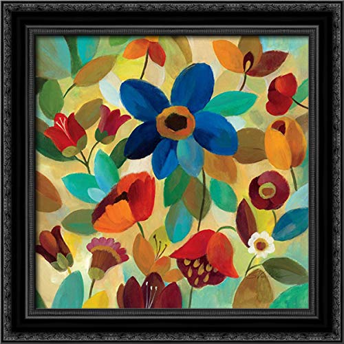 Canvas Art in a Black Ornate Wood Frame