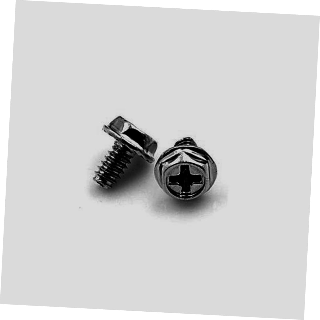 Mikikit 100 Pcs PCI Screws for Computer Case - Thumb Screws, Power Supply Screws & Chassis Fasteners - Replacement Accessories for PC Building & Repair (Ideal for DIY, Upgrades & Maintenance)
