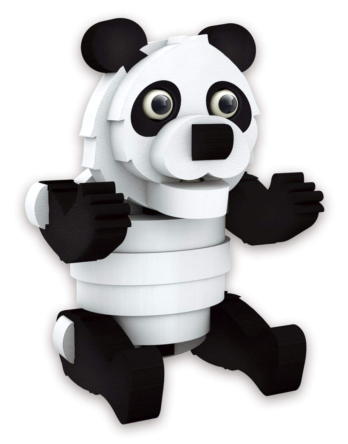 3D Panda Puzzle Craft Set - Safari Animal Foam Puzzle Game for Kids Ages 5+ | Complete DIY Kit with Puzzle Pieces & Instructions | Creative Educational Toy for Birthday Gifts & Classroom Activities