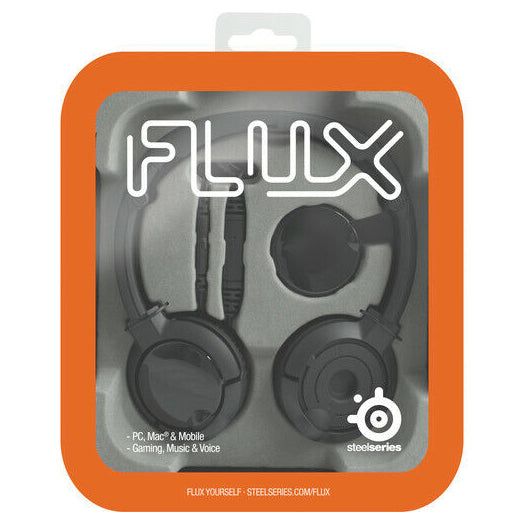 SteelSeries Flux Pro Gaming Headset - Noise Cancelling, Surround Sound for PC, Mac, Mobile - Perfect for FPS, MMO & Streaming | Comfortable for Long Gaming Sessions