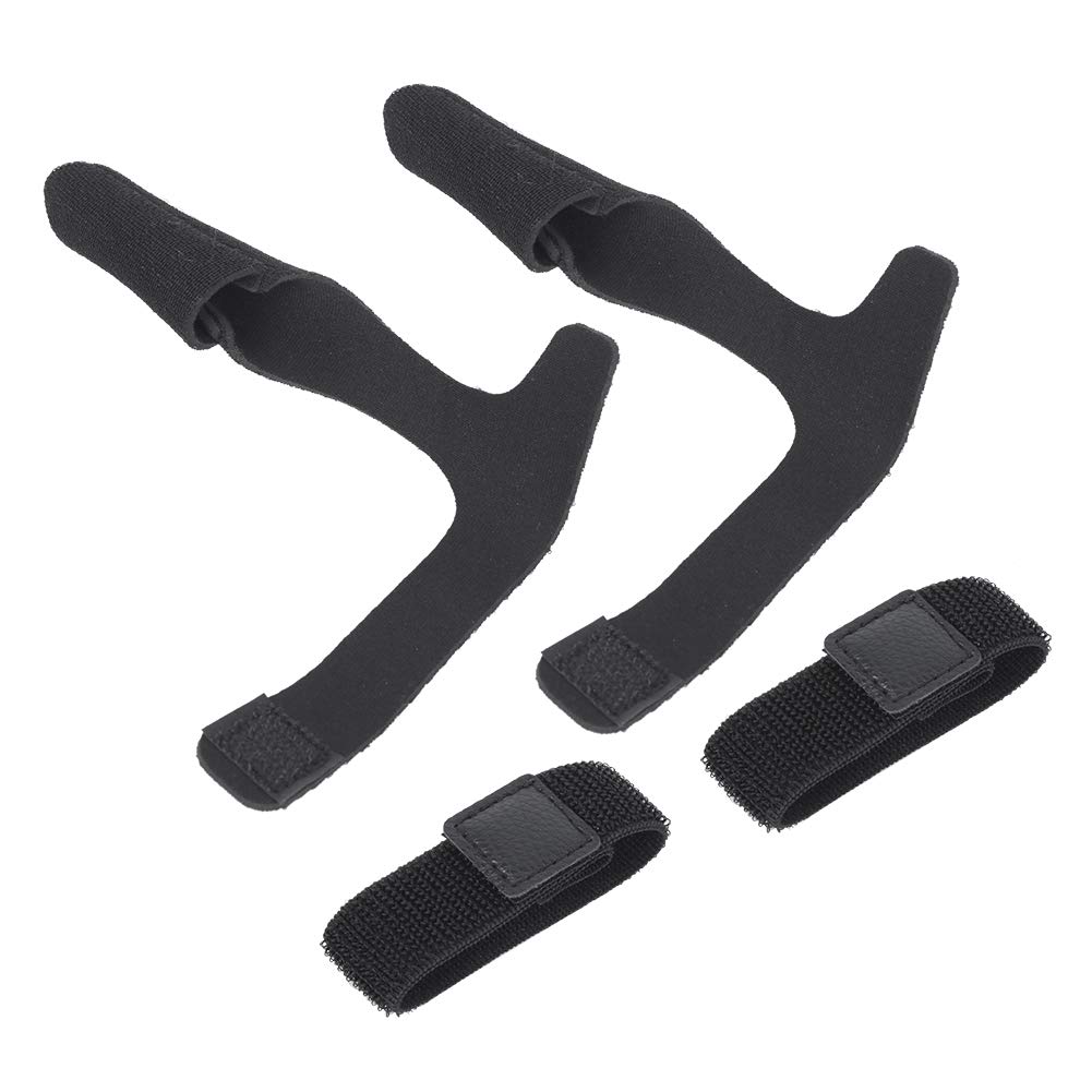 Shanrya Black Fishing Rod Strap - Adjustable Fastening Band Set for Fishing Pole Protection | Durable Fishing Belt for Outdoor, Sea & Freshwater Fishing | Perfect for Anglers & Fishing Enthusiasts