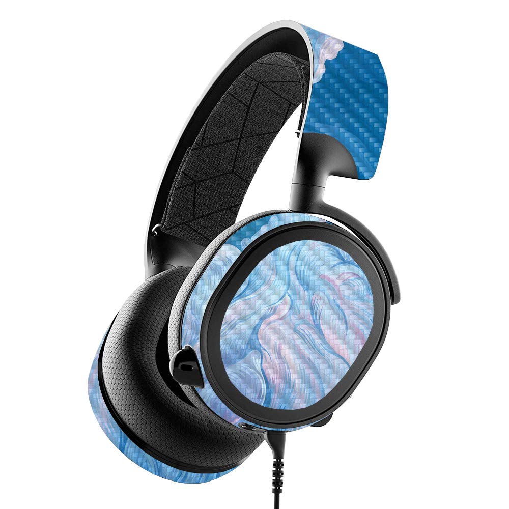 Premium Carbon Fiber Skin for SteelSeries Arctis 3 Headset - Protective & Durable Textured Finish | Easy to Apply & Remove | Made in USA | Perfect for Gaming, Travel & Daily Use