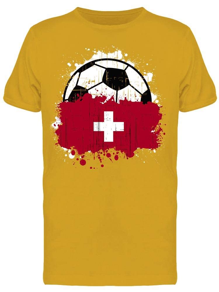 Smartprints Switzerland Soccer Team T-Shirt for Men - Comfortable Fan Jersey for Casual Wear & Game Days