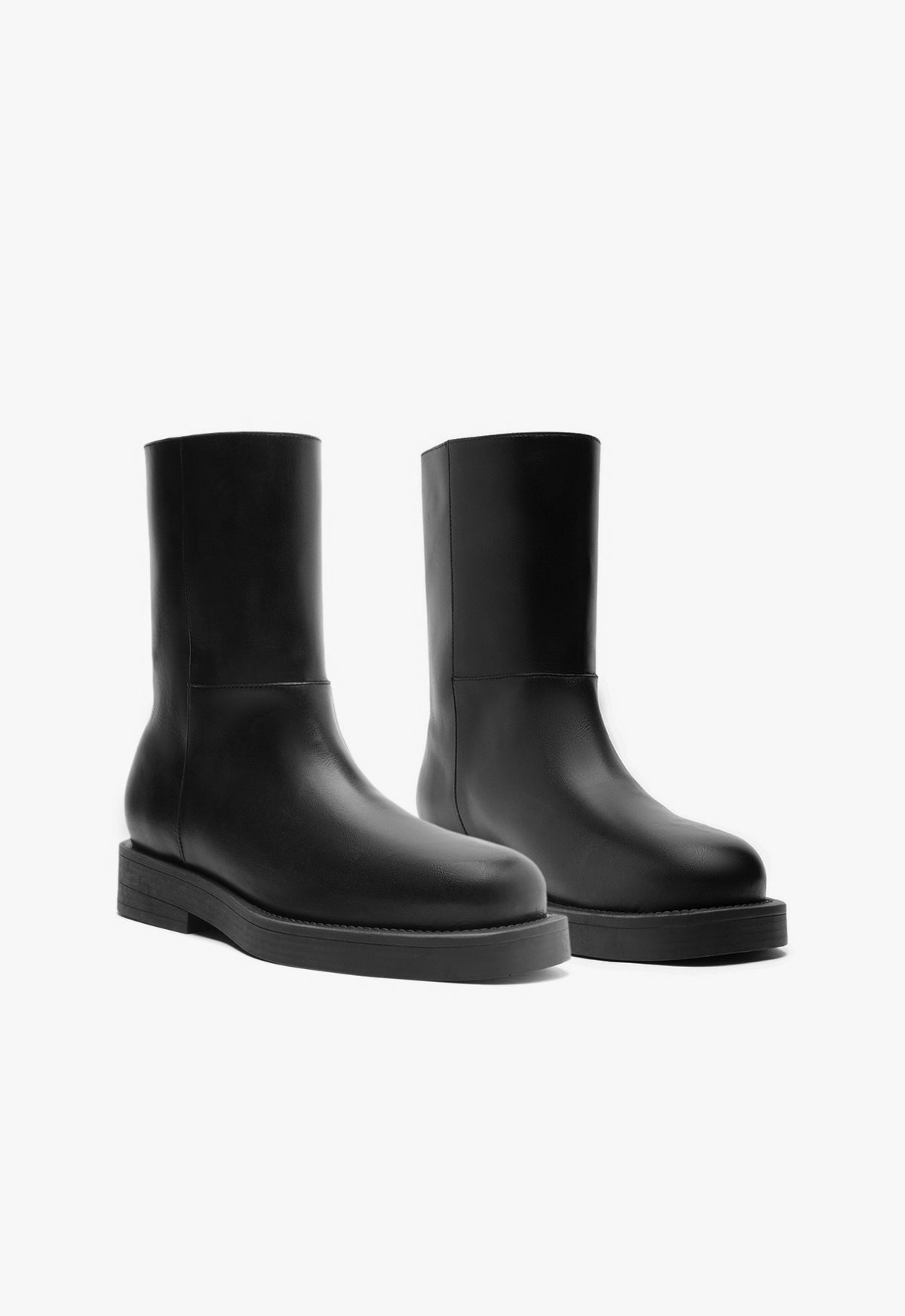 Jamie Atanado Leather Boots F24 - Low Heel Height S2195600130001 | Stylish & Comfortable Women's Boots for Casual Wear & Office Outfits