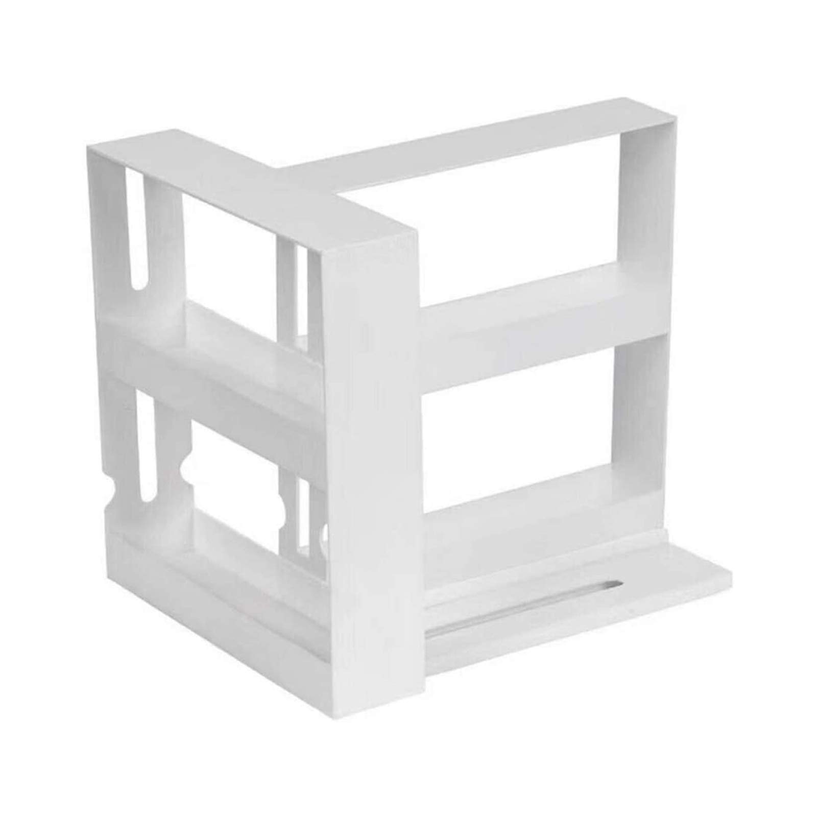Double Layer Rotating Spice Rack Organizer - Expandable Non-Slip Kitchen Storage Shelf for Seasoning Jars, Condiments & Pantry Items - Perfect for Countertop, Cabinet or Pantry Organization