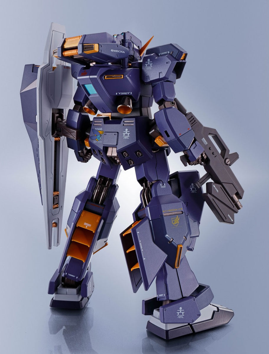 Bandai Metal Robot Spirits Gundam Advance of Zeta TR-1 Hazel Custom Combat Deployment Colors Action Figure with Option Parts Set - Collectible Anime Model Kit for Display & Gundam Battle Scenes