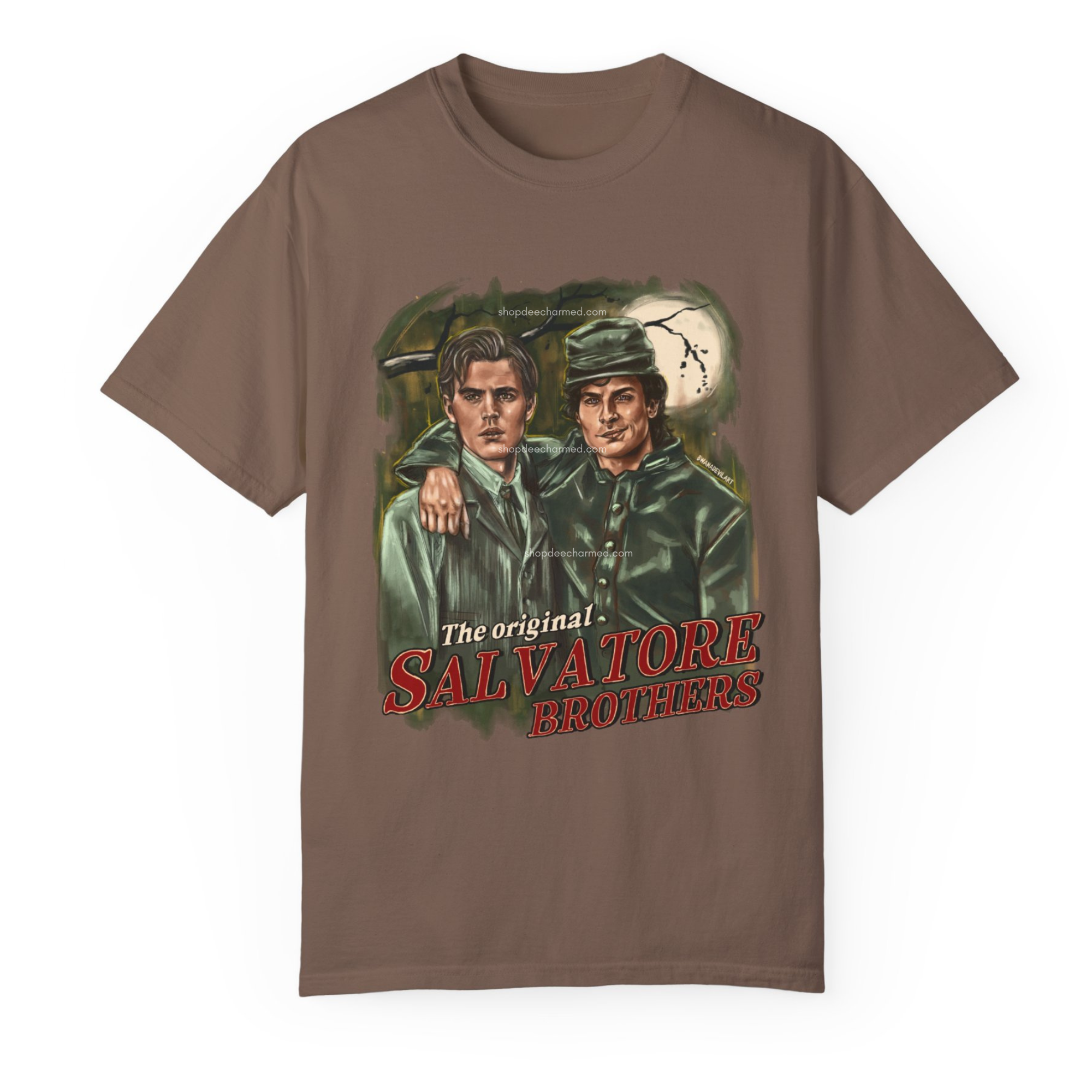 Original Salvatore Brothers T-Shirt - Soft Cotton Vintage Graphic Tee for Men - Casual Wear & TV Show Fan Merchandise