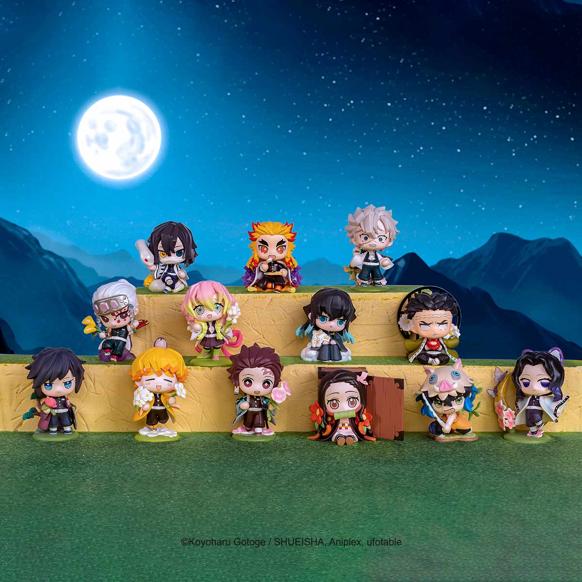 Demon Slayer: Kimetsu no Yaiba Birth Flower Series Anime Figures - Collectible Character Statues for Home Decor, Office Display, and Anime Fans Gift