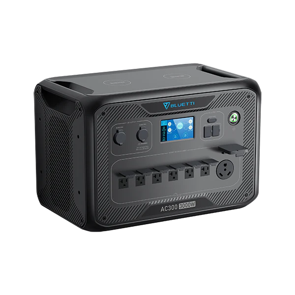BLUETTI AC300 3000W Power Inverter Module for B300 Battery | Portable Solar Generator for Home Backup, Camping & Outdoor Adventures