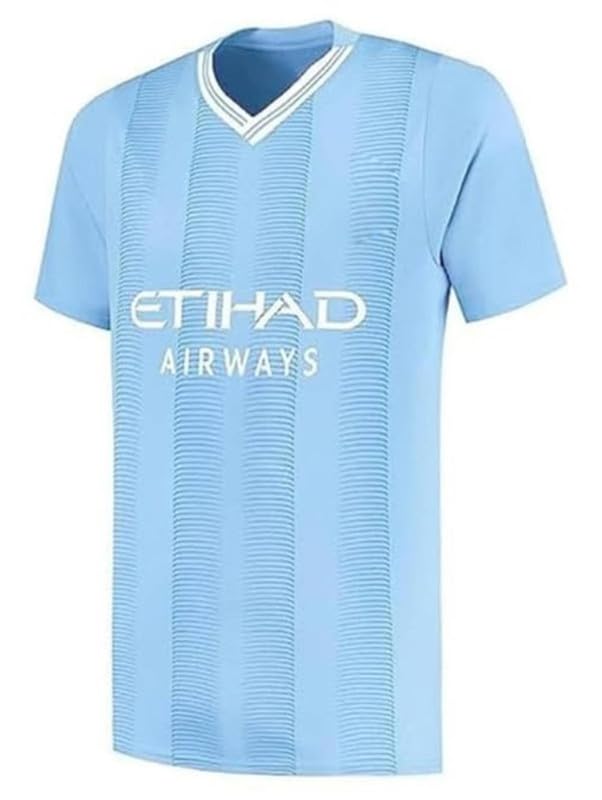 RJM Sports Manchester City FC 2024/25 Home Jersey - Authentic Soccer Shirt for Men, Boys & Kids | Perfect for Match Day, Training & Fan Support