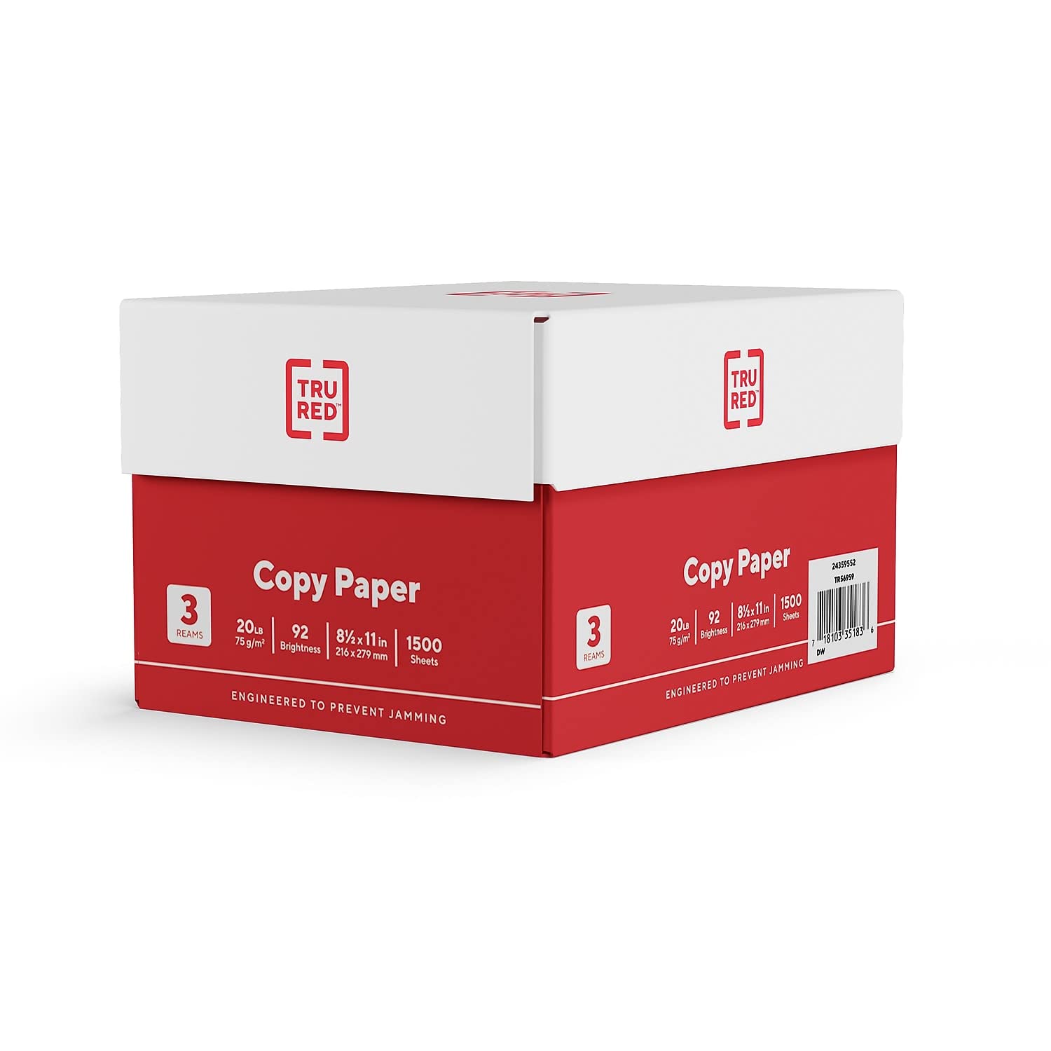 TRU RED Copy Paper 8.5