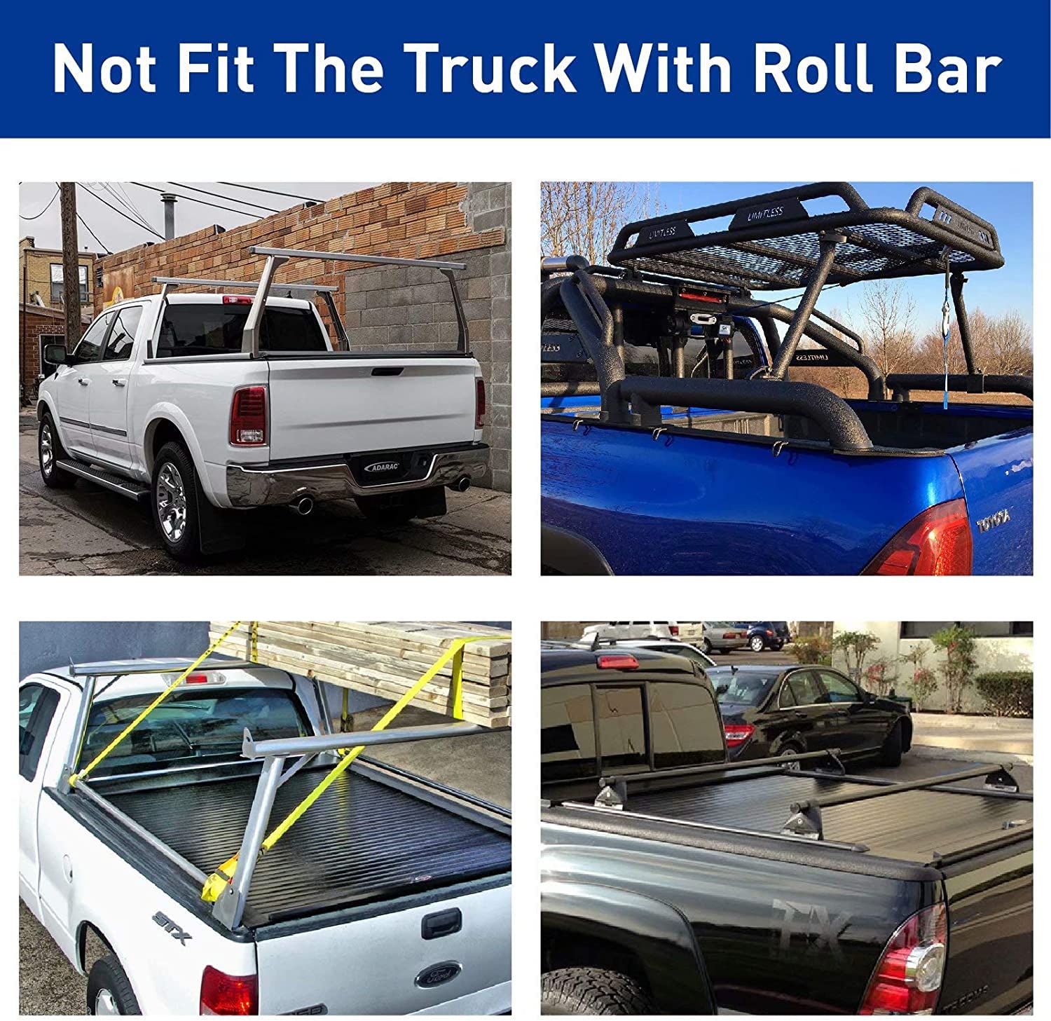 5.5ft Soft Roll Up Truck Bed Tonneau Cover for 2015-2025 Ford F-150 | Waterproof & Durable Pickup Bed Cover | Perfect for Camping, Hauling & Outdoor Adventures