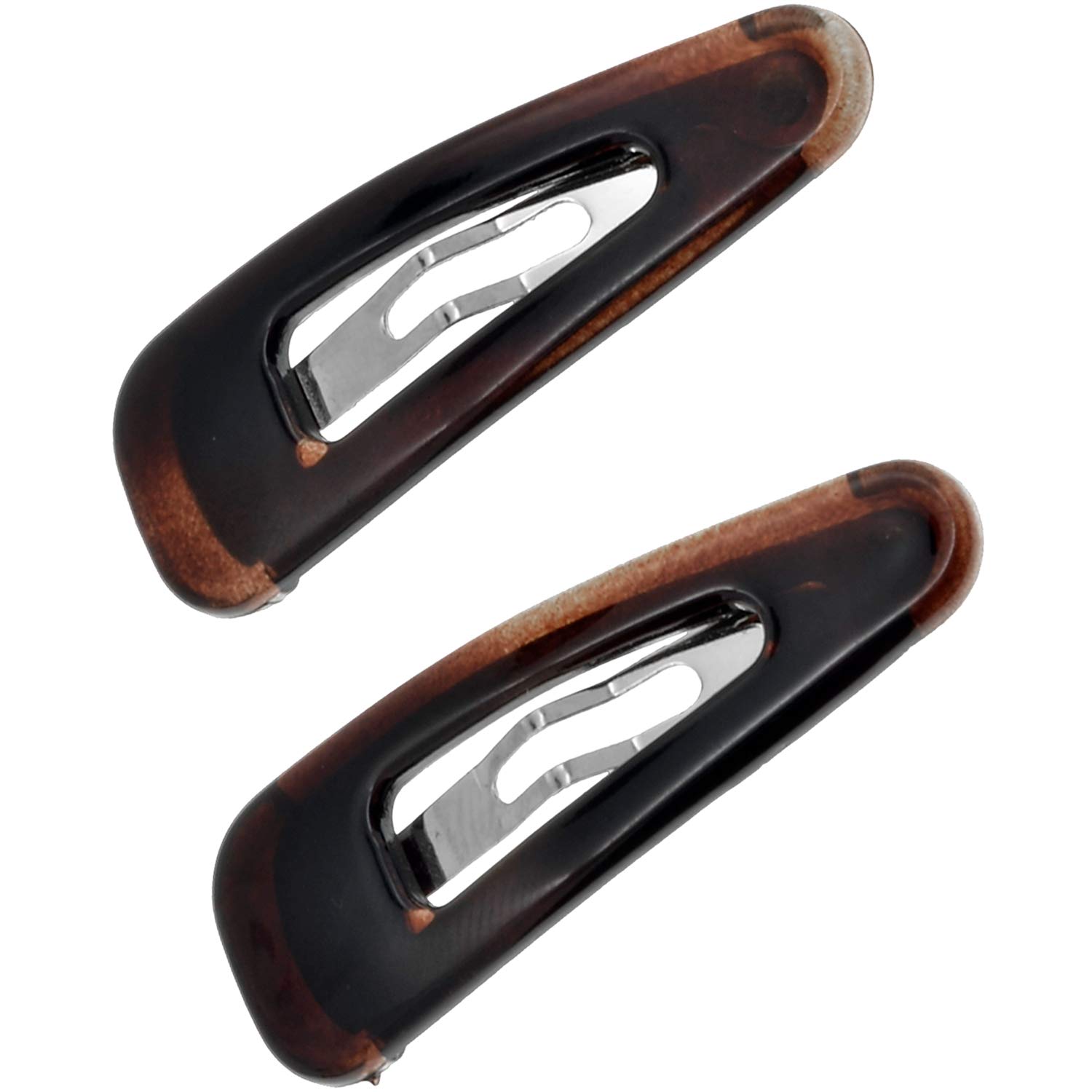 Camila Paris AD86/2 French Hair Barrette Clips - Strong Hold Snap Hair Slides for Women & Girls | No-Slip Grip Metal Hair Accessories | Made in France | Perfect for Office, Weddings & Everyday Styling