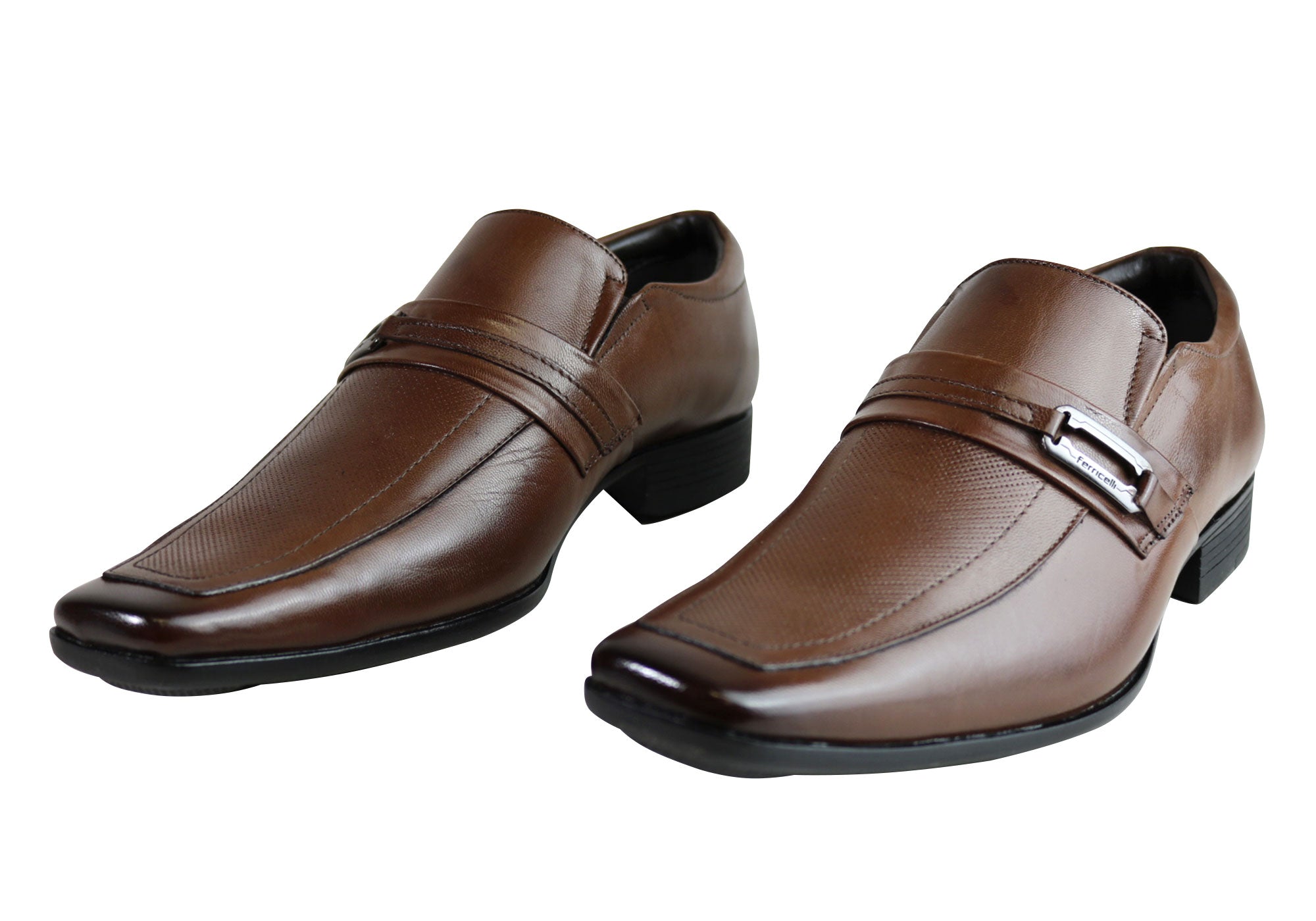 Ferricelli Kai Men's Dress Shoes with Wave Memory Comfort Technology - Perfect for Office, Business Meetings & Formal Events