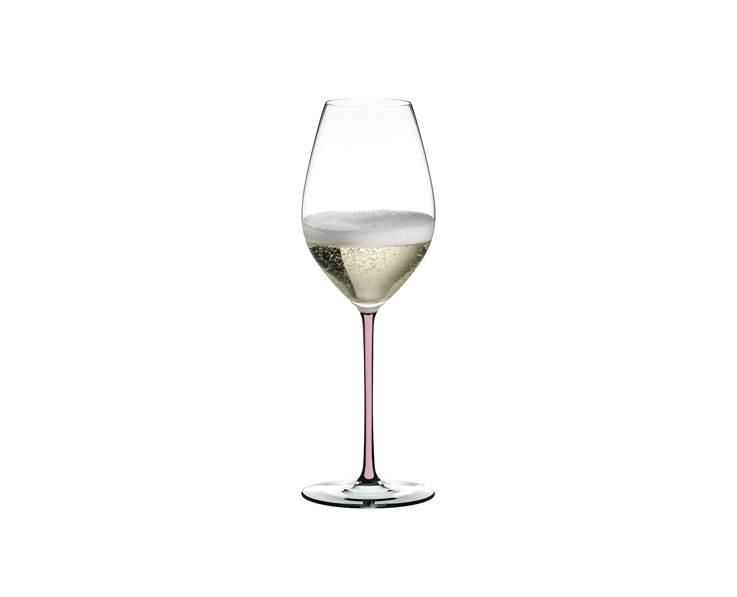 Riedel Fatto A Mano Handmade Champagne Glass - Elegant Pink Crystal Flute for Celebrations, Weddings & Romantic Dinners