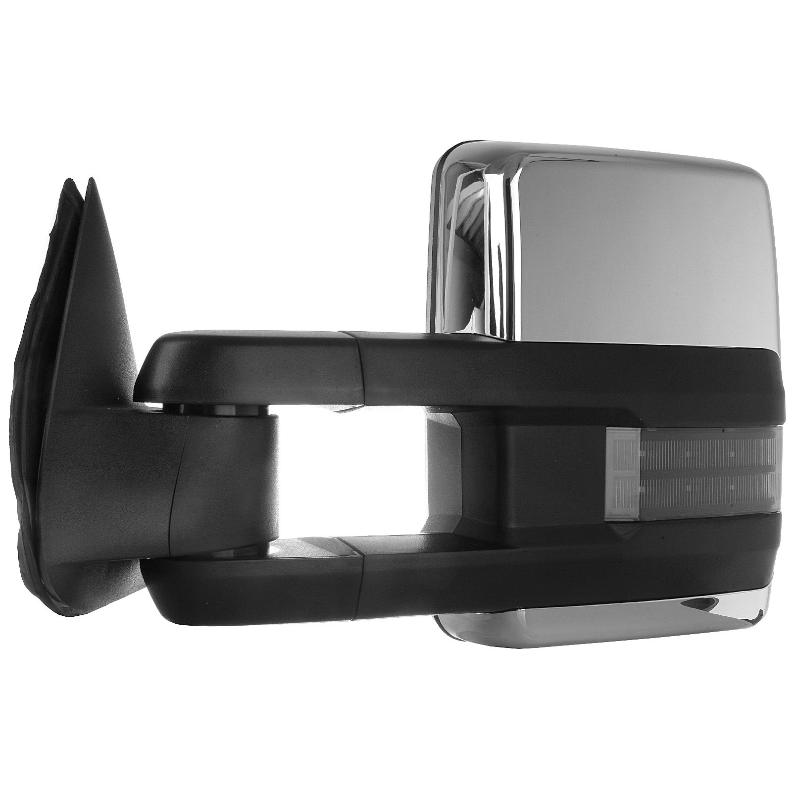 CCiyu Towing Mirrors for 2003-2006 Chevy Silverado/Tahoe/Suburban/Avalanche & 2007 Silverado Classic - Also Fits 2003-2006 GMC Sierra & 2007 Sierra Classic Models - Durable Side View Replacement Mirrors for Enhanced Towing Safety & Visibility