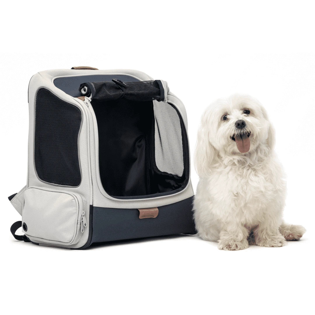 Happy Ride® Pet Carrier Backpack - Comfortable & Durable Dog & Cat Travel Backpack for Hiking, Camping, Airplane & Daily Use