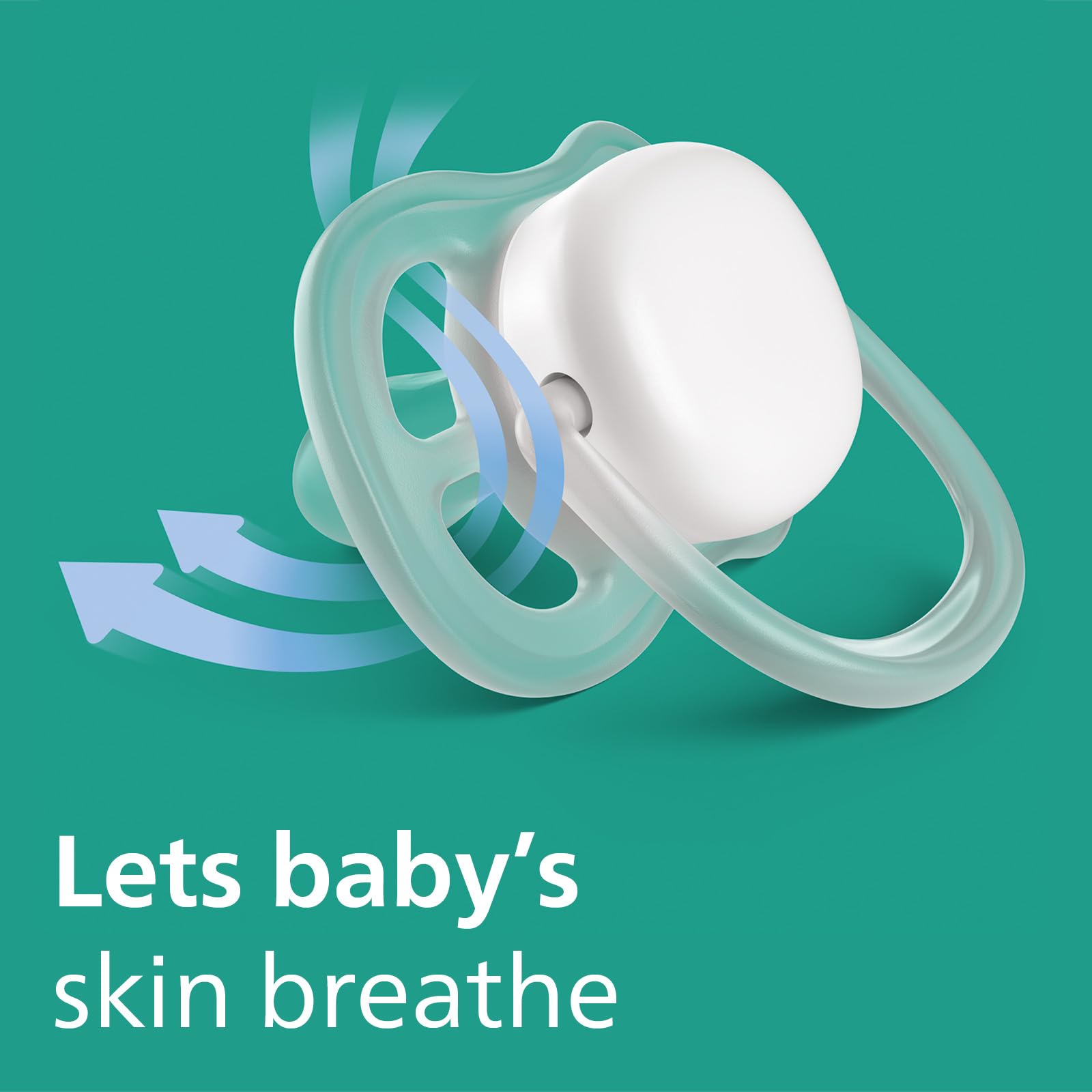 Philips Avent Ultra Air Pacifier - BPA-Free Baby Pacifiers for 18+ Months (4-Pack) with Breathable Design & Sterilizer Carry Case - Ideal for Daycare, Travel, and Soothing Fussy Babies