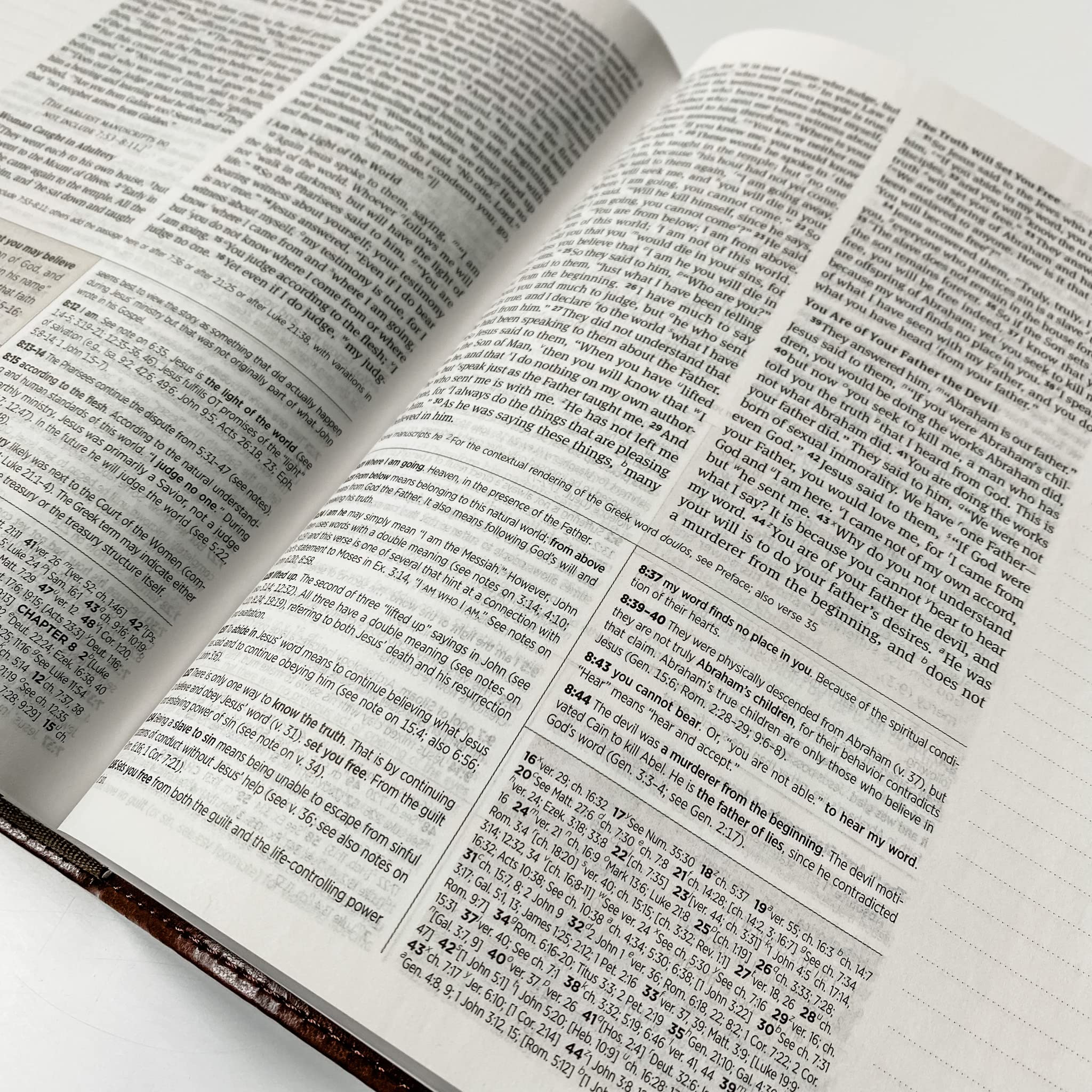 Hand Lettered & Laser Engraved ESV Journaling Study Bible - Personalized Christian Gift with Custom Name Engraving | Perfect for Bible Study, Church Gifts & Spiritual Growth