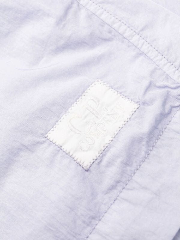 CP Company Chrome R Stitch Logo Swim Shorts - Men's Quick-Dry Beach Swimwear for Swimming, Surfing & Vacation