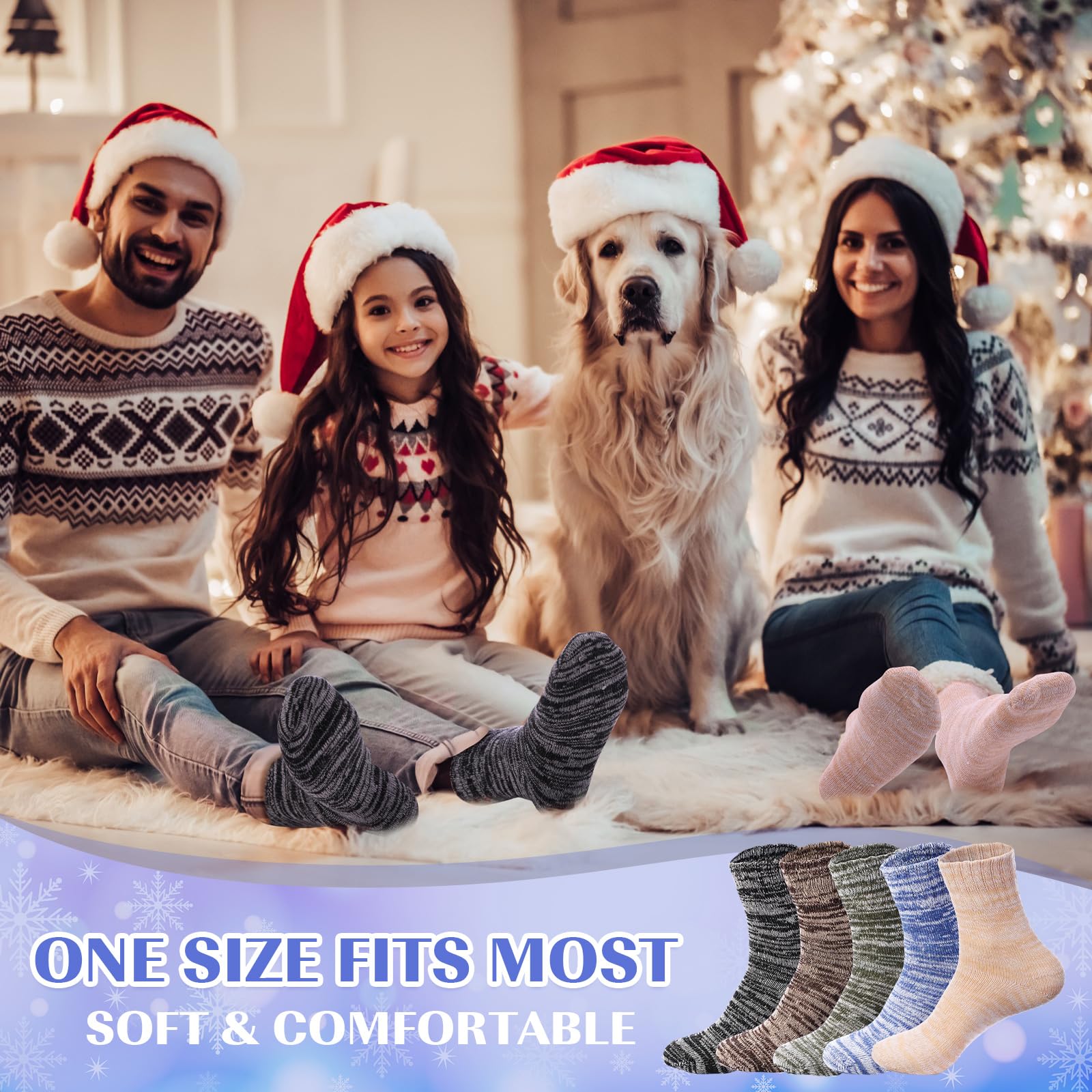 80 Pairs Wool Winter Socks Bulk - Warm Thermal Knitted Socks for Women & Men - Vintage Style Thick Socks - Perfect for Cold Weather, Gifts & Donations to Homeless Shelters