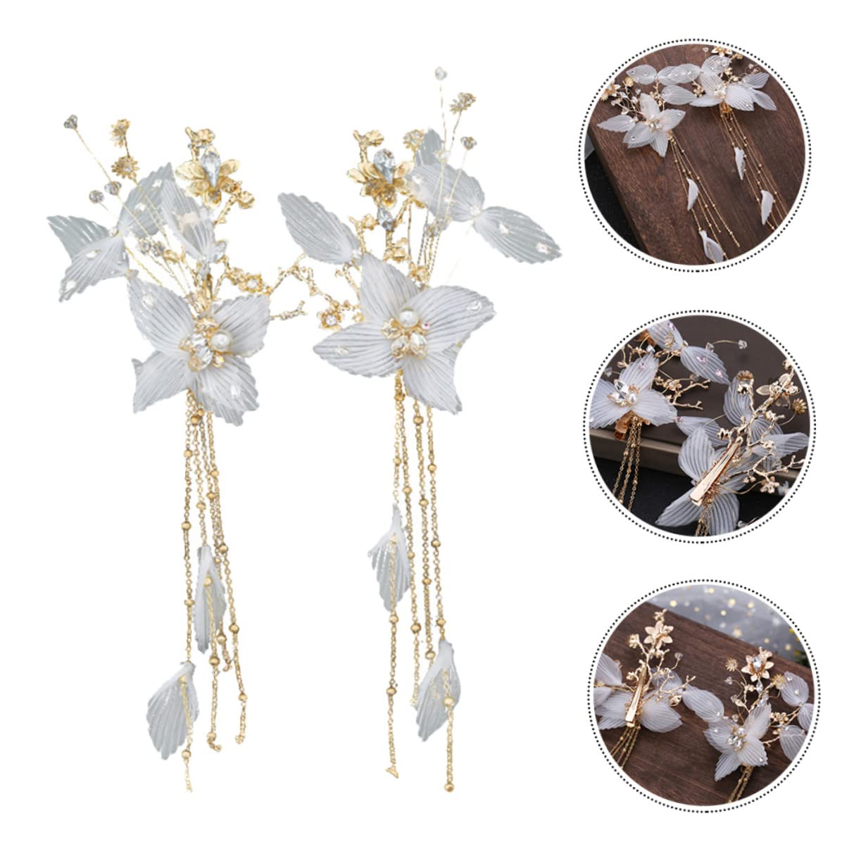 Ancient Chinese Style Hairpin Set - 2pcs Elegant Hair Clips for Women, Girls & Brides | Perfect for Parties, Weddings & Special Occasions | FOMIYES Hair Accessories