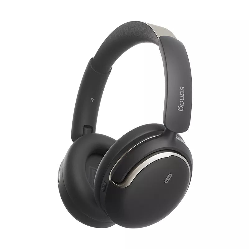 Sanag D50 Pro Wireless Bluetooth Headphones with Active Noise Cancelling - Over Ear Headset for Music, Gaming & Travel - Comfortable Foldable Design with 40H Playtime