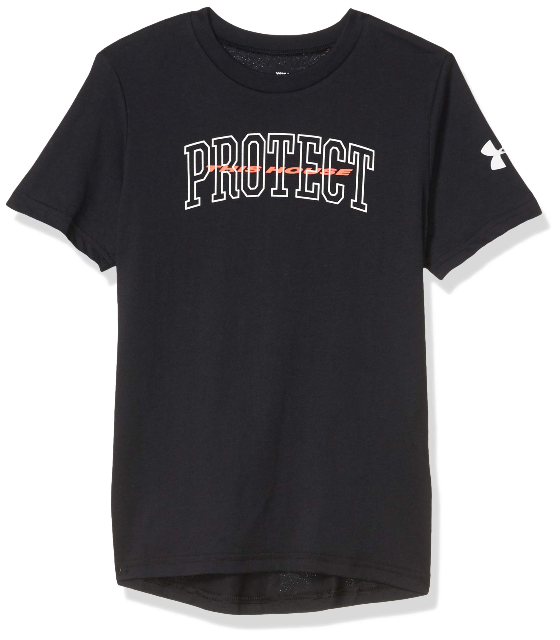 Under Armour Boys' Tech Protect This House Short Sleeve T-Shirt - Moisture-Wicking Performance Shirt for Sports & Active Play