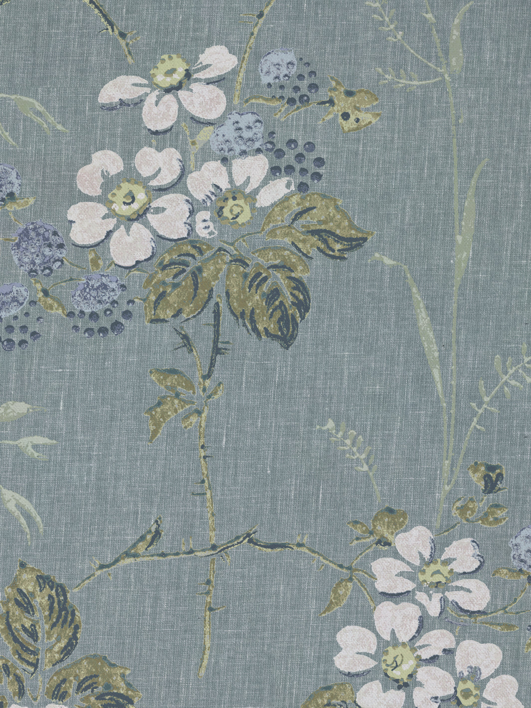 Nathan Turner 'Heaton' Blue Wallpaper - Premium Peel & Stick Wallpaper for Living Room, Bedroom, and Home Decor