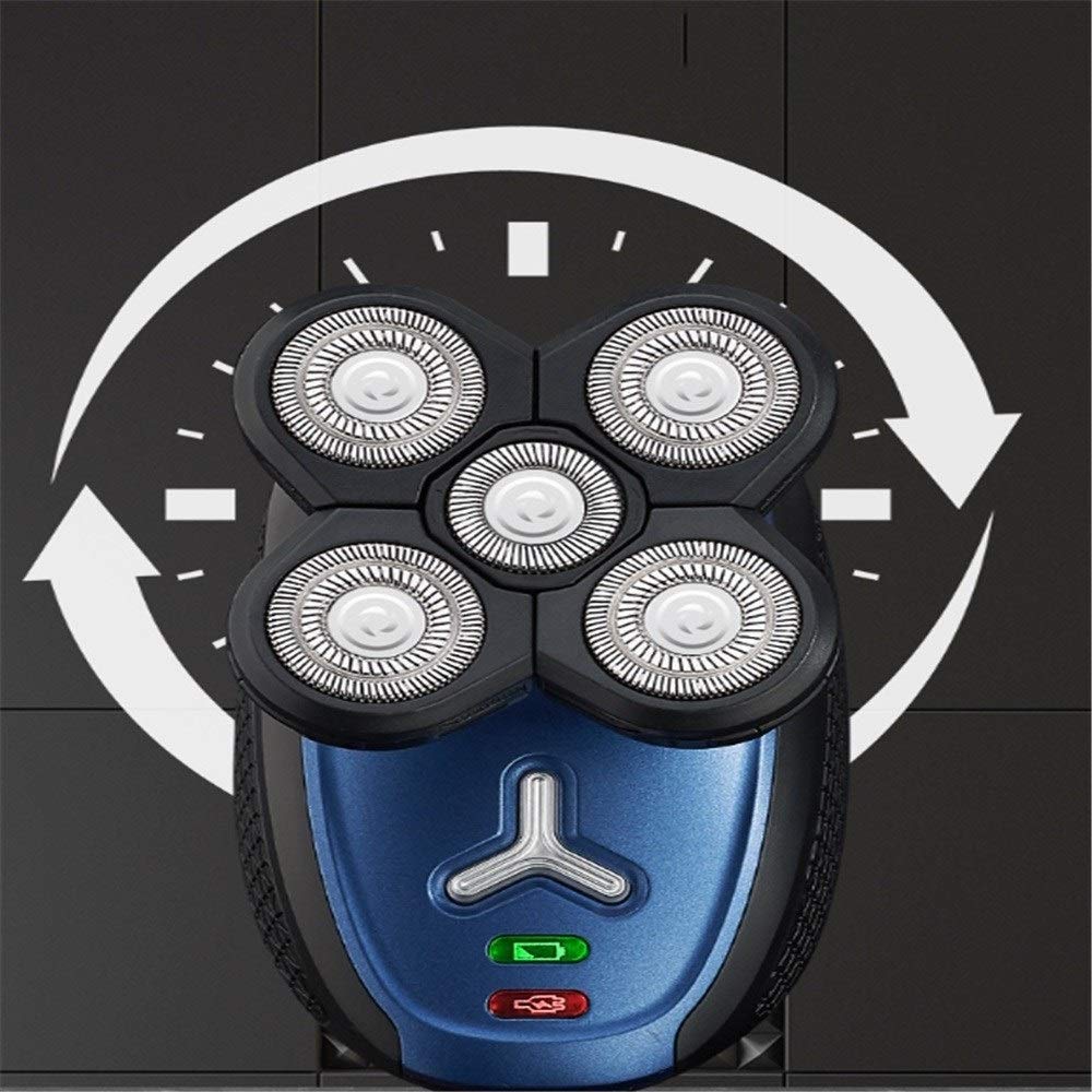 Electric Shaver Replacement Heads for Bald Men - 5 Pack - Compatible with Razor Shavers - Gentle & Smooth Shaving for Daily Use at Home or Travel