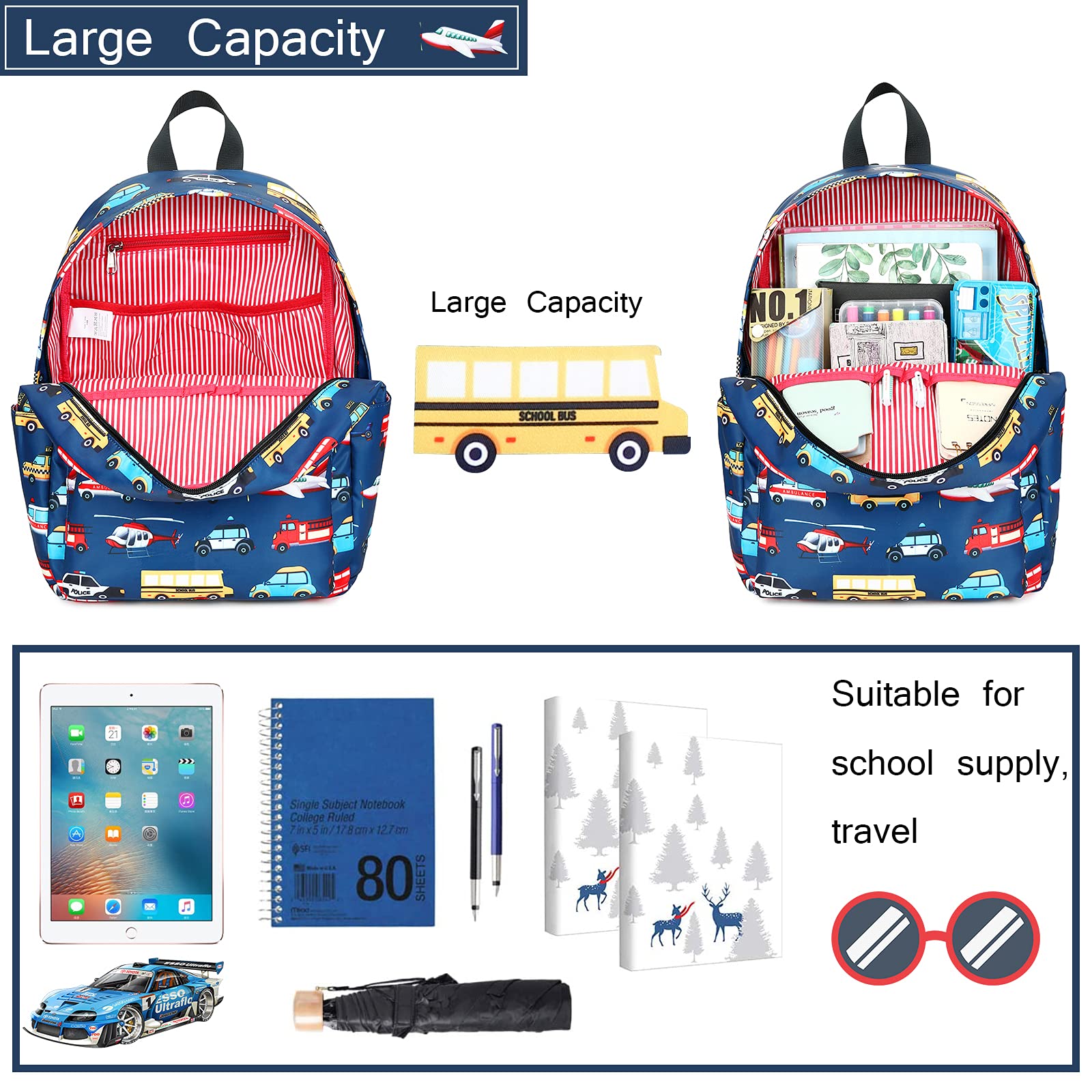 Best CAMTOP Kids Backpack for Preschool & Kindergarten - Durable Toddler School Bookbag for Boys & Girls - Perfect for School, Travel & Daily Use