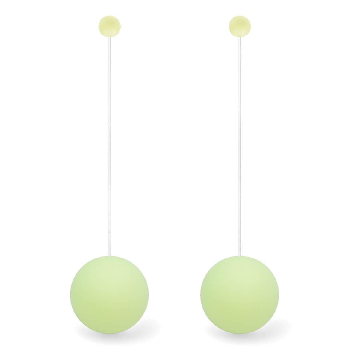 90mm LED Contact Poi - Glow in The Dark Juggling Toys for Dance, Flow Arts & Fire Performances - Perfect for Night Shows, Festivals & Outdoor Performances