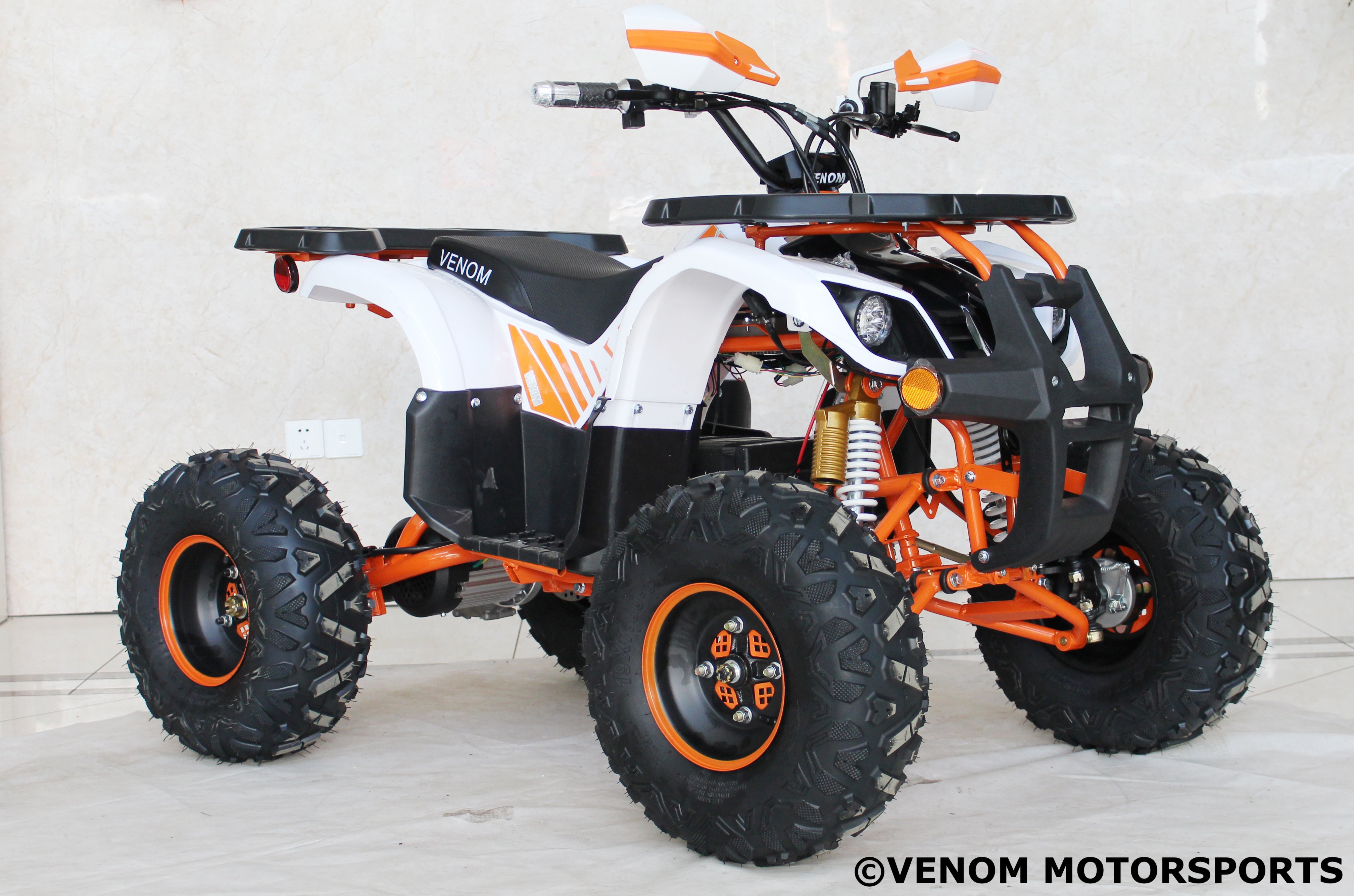 Venom E Grizzly Electric ATV - 1500W Brushless Motor | 48V Battery | Off-Road Adventure & Hunting Utility Vehicle