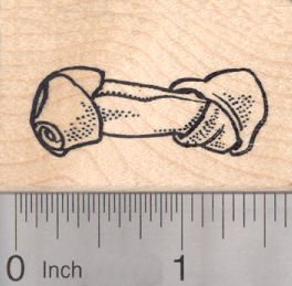 Premium Rawhide Dog Bone Rubber Stamp for DIY Dog Treats & Crafts - Perfect for Homemade Pet Snacks, Baking, and Scrapbooking Projects